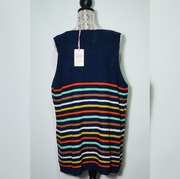 Entro knit colorful tank top size XL - Picture 3 of 6